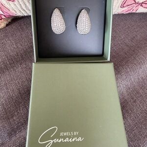 Silver Teardrop Earrings